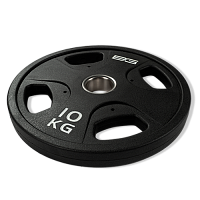 BRONZE GYM BG-PA-PL-P100 Диск олимпийский обрезиненный черный 10 кг