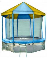 Батут Optifit Like Blue 16ft с сине-желтой крышей
