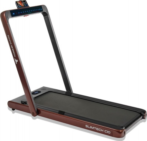Беговая дорожка Titanium Masters Slimtech C10, коричневая фото 2