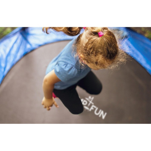 Батут с защитной сеткой DFC JUMP4FUN 6 ft синий с лестницей фото 7 Батут с защитной сеткой DFC JUMP4FUN 6 ft синий с лестницей фото 7