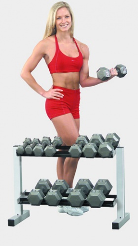 Подставка для гантельного ряда (5 пар) Body Solid Powerline PDR282 Подставка для гантельного ряда (5 пар) Body Solid Powerline PDR282