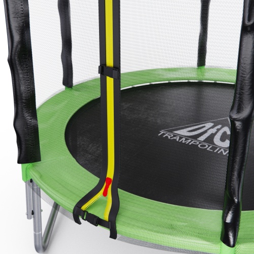Батут DFC TRAMPOLINE TRIO 6FT зелёный фото 8