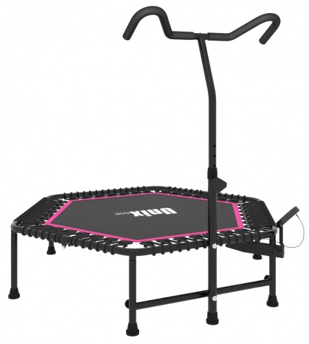 Батут UNIX line FITNESS Pink PRO (130 cm)