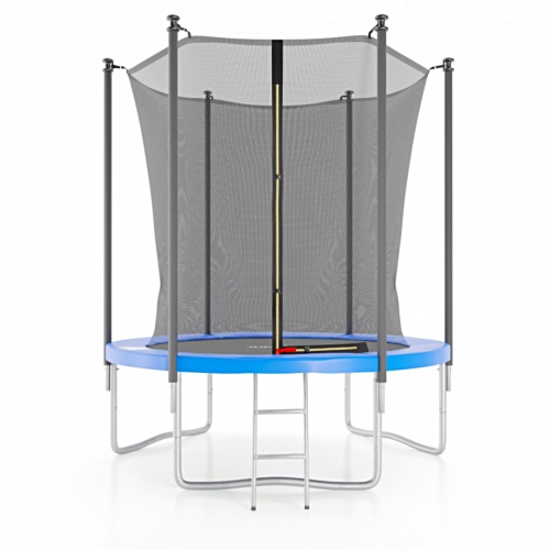 Батут с защитной сеткой DFC JUMP4FUN 6 ft синий с лестницей фото 3 Батут с защитной сеткой DFC JUMP4FUN 6 ft синий с лестницей фото 3