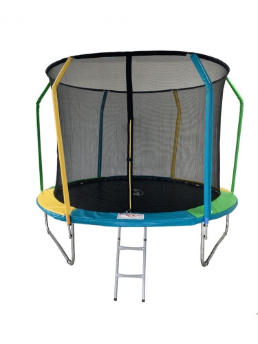 Батут 10FT 3,05м SportElite FLY фиберглас с защитной сеткой внутрь и лестницей FR-60-10FT Батут 10FT 3,05м SportElite FLY фиберглас с защитной сеткой внутрь и лестницей FR-60-10FT