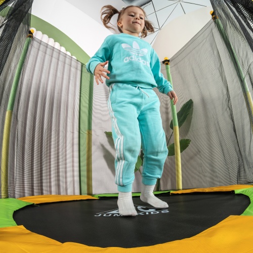 Батут DFC JUMP KIDS 55" зелено-желтый фото 11 Батут DFC JUMP KIDS 55" зелено-желтый фото 11