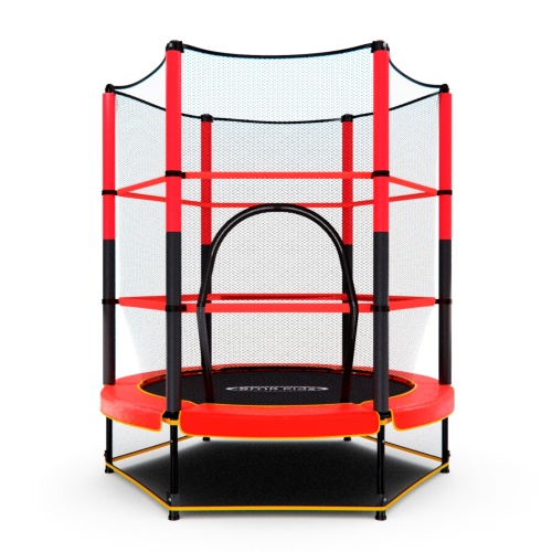 Батут детский DFC TRAMPOLINE-RED 55" с сеткой фото 7