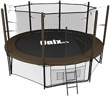 Батут UNIX line Black&Brown 12 ft (inside)