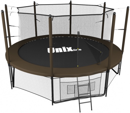 Батут UNIX line Black&Brown 12 ft (inside) Батут UNIX line Black&Brown 12 ft (inside)