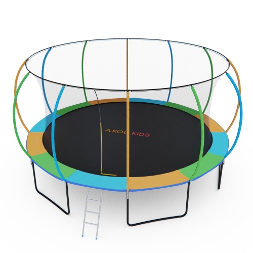 Батут с сеткой DFC A.KOU KIDS 16ft с лестницей (2 короба) Батут с сеткой DFC A.KOU KIDS 16ft с лестницей (2 короба)