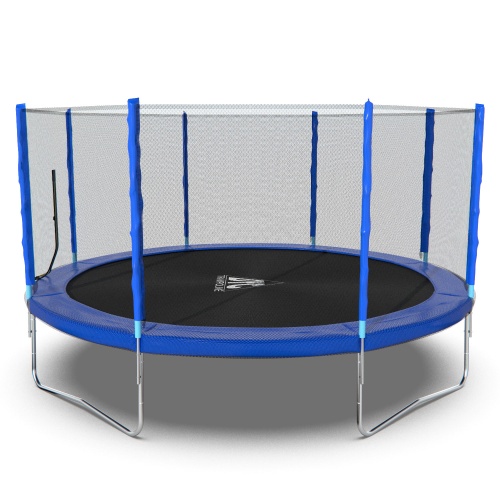 Батут DFC Trampoline Fitness с сеткой 14ft фото 5