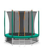 Детский батут Hasttings Classic Green (2,44 м) с внутренней защитной сеткой