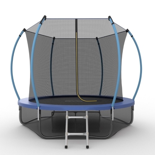 EVO JUMP Internal 10ft (Blue) + Lower net. Батут с внутренней сеткой и лестницей, диаметр 10ft (синий) + нижняя сеть EVO JUMP Internal 10ft (Blue) + Lower net. Батут с внутренней сеткой и лестницей, диаметр 10ft (синий) + нижняя сеть