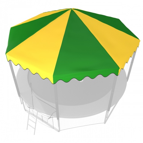Крыша для батута UNIX Line 12 ft Green/Yellow фото 3 Крыша для батута UNIX Line 12 ft Green/Yellow фото 3