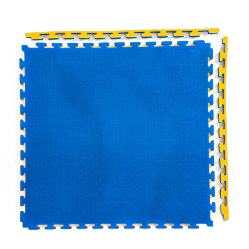 Будо-мат, 100 x 100 см, 40 мм, цвет сине-жёлтый фото 3 Будо-мат, 100 x 100 см, 40 мм, цвет сине-жёлтый фото 3