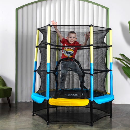 Батут DFC JUMP KIDS 55" желто-синий фото 10 Батут DFC JUMP KIDS 55" желто-синий фото 10