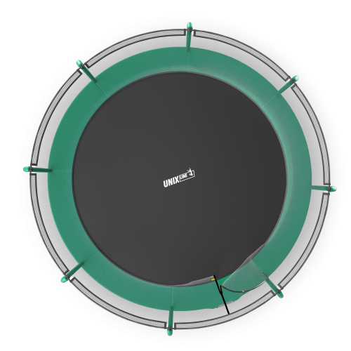 Батут UNIX Line SUPREME BASIC 14 ft (green) фото 14 Батут UNIX Line SUPREME BASIC 14 ft (green) фото 14
