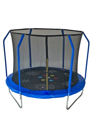 Батут 8FT 2.44м SportElite GAME фиберглас с принтом, защитной сеткой внутрь FR-50-8FT Батут 8FT 2.44м SportElite GAME фиберглас с принтом, защитной сеткой внутрь FR-50-8FT