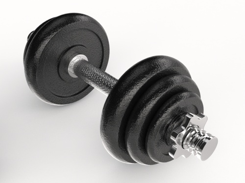 Набор гантелей и штанга UNIXFIT в кейсе 50kg фото 5