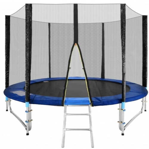 Батут FunFit 8 FT 252 см PRO синий фото 7