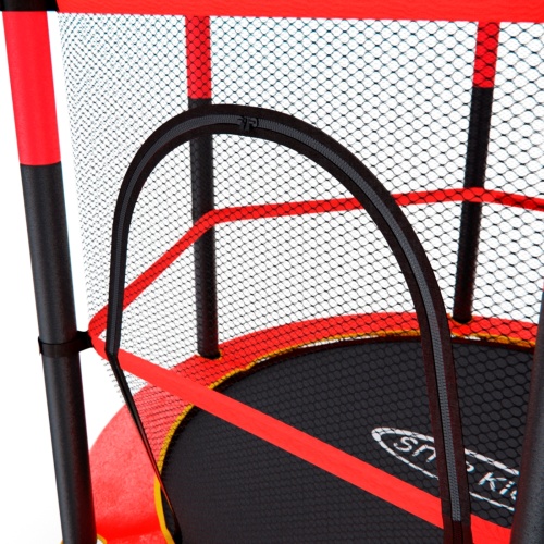 Батут детский DFC TRAMPOLINE-RED 55" с сеткой фото 6