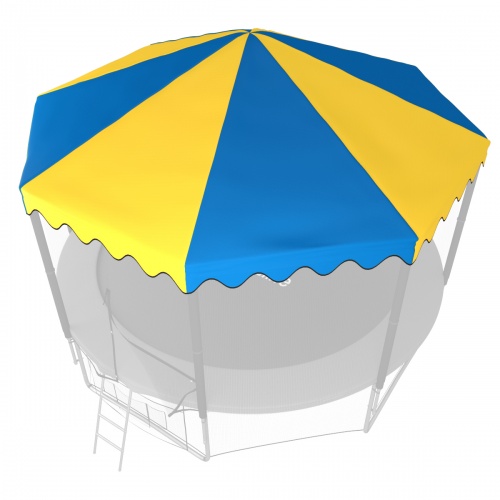 Крыша для батута UNIX Line 10 ft Blue/Yellow фото 3 Крыша для батута UNIX Line 10 ft Blue/Yellow фото 3