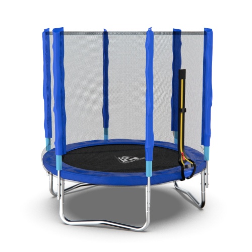 Батут DFC Trampoline Fitness с сеткой 5ft фото 4