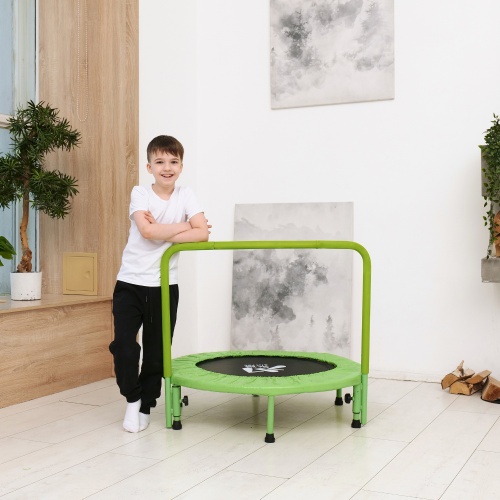 Батут с поручнем DFC JUMPFIT 36'' зеленый фото 10 Батут с поручнем DFC JUMPFIT 36'' зеленый фото 10