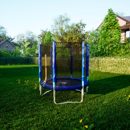 Батут DFC Trampoline Fitness с сеткой 5ft фото 8