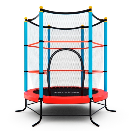 Батут детский DFC SMRKIDS 55" с сеткой, RED фото 7 Батут детский DFC SMRKIDS 55" с сеткой, RED фото 7