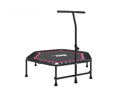 Батут UNIX line FITNESS Pink (130 cm) фото 9 Батут UNIX line FITNESS Pink (130 cm) фото 9