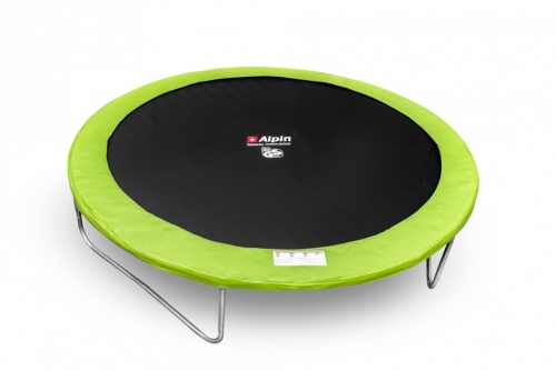 Батут ALPIN 4,90м с защитной сеткой и лестницей фото 5