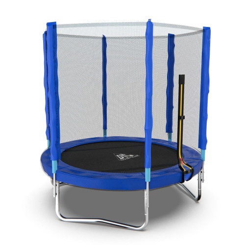 Батут DFC Trampoline Fitness с сеткой 6ft фото 4