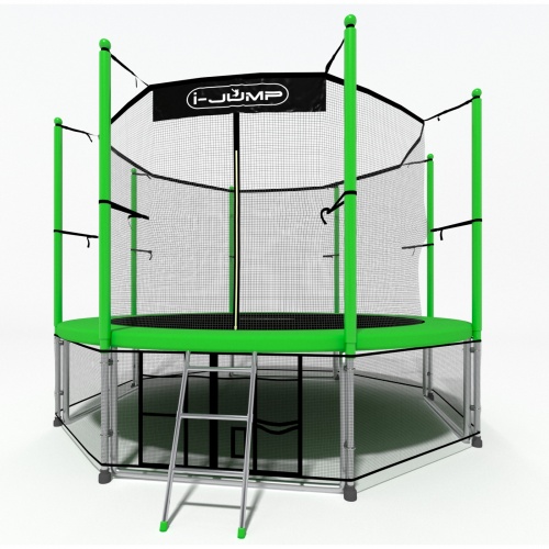 Батут i-Jump Classic 10ft green фото 6