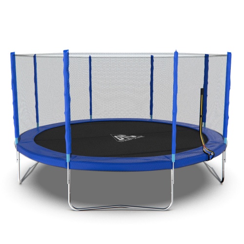 Батут DFC Trampoline Fitness с сеткой 14ft фото 4