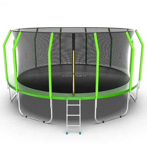EVO JUMP Cosmo 16ft (Green) Батут с внутренней сеткой и лестницей, диаметр 16ft (зеленый) EVO JUMP Cosmo 16ft (Green) Батут с внутренней сеткой и лестницей, диаметр 16ft (зеленый)