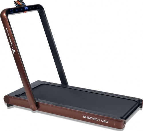 Беговая дорожка Titanium Masters Slimtech C20, коричневая фото 2
