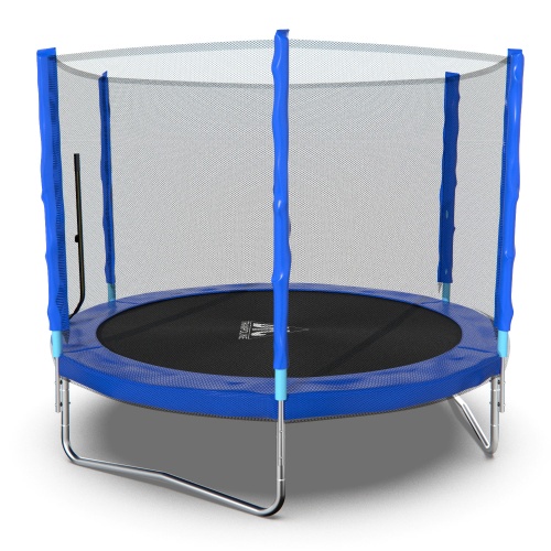 Батут DFC Trampoline Fitness с сеткой 8ft фото 5