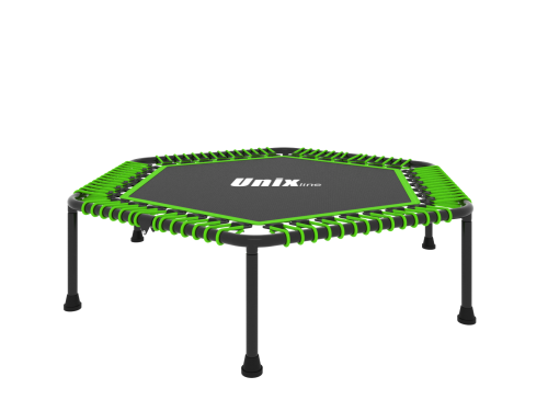 Батут UNIX Line FITNESS Lite Green (130 cm) фото 4