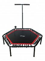 Фитнес -батут SportElite 135см FB-1361 с ручкой и компьютером