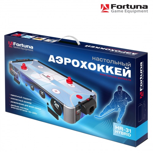 Аэрохоккей Fortuna HR-31 Blue Ice Hybrid настольный 86х43х15см фото 10
