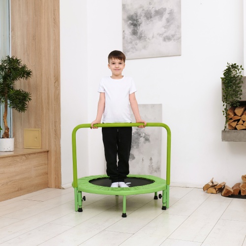 Батут с поручнем DFC JUMPFIT 36'' зеленый фото 9 Батут с поручнем DFC JUMPFIT 36'' зеленый фото 9