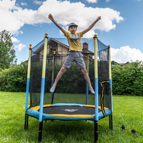 Батут DFC JUMP KIDS 60" желто-синий фото 11 Батут DFC JUMP KIDS 60" желто-синий фото 11