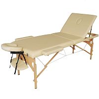 Массажный стол DFC NIRVANA, Relax Pro, деревянные ножки, цвет бежевый УЦЕНКА СП00-000140