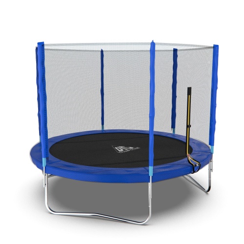 Батут DFC Trampoline Fitness с сеткой 10ft фото 4