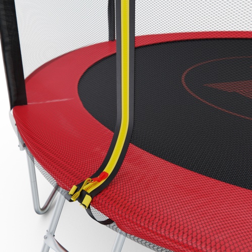 Батут с сеткой DFC PELPO 10ft с лестницей, RED фото 7