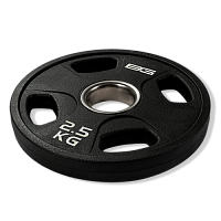 BRONZE GYM BG-PA-PL-P025 Диск олимпийский обрезиненный черный 2,5 кг