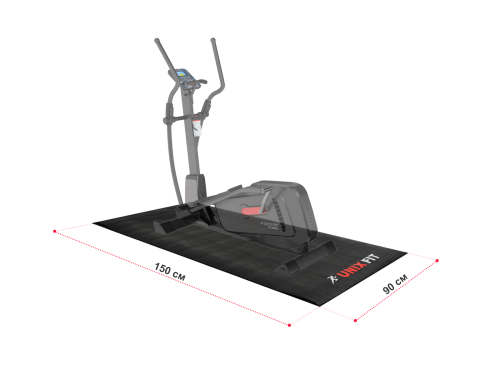 Коврик UNIX Fit для кардиотренажёров 150x90x0,6 см фото 5 Коврик UNIX Fit для кардиотренажёров 150x90x0,6 см фото 5