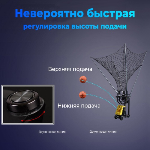 Робот баскетбольный для подачи мячей DFC RB100 фото 8 Робот баскетбольный для подачи мячей DFC RB100 фото 8