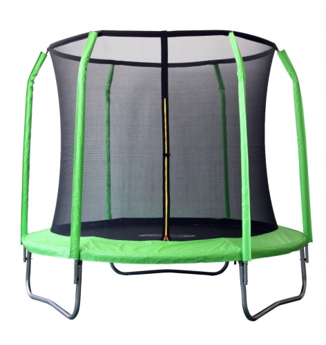 Батут 8FT 2,44м SportElite фиберглас, с защитной сеткой внутрь, салатовый, GB30201-8 FT Батут 8FT 2,44м SportElite фиберглас, с защитной сеткой внутрь, салатовый, GB30201-8 FT